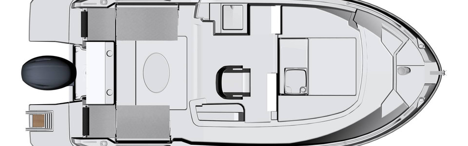 Jeanneau Merry Fisher 605 Marlin Нижняя Палуба