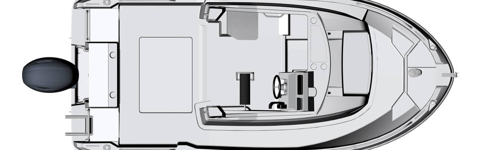 Jeanneau Merry Fisher 605 Marlin Главная Палуба