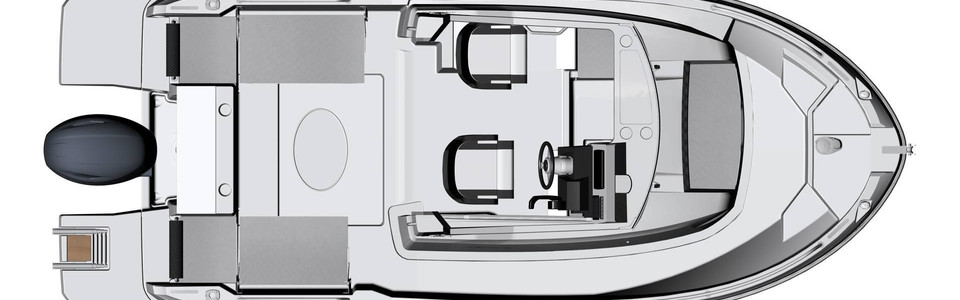Jeanneau Merry Fisher 605 Marlin Hauptdeck 2