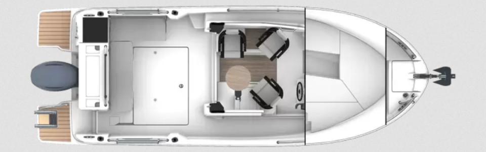 Jeanneau Merry Fisher 695 Marlin Serie 2 Unterdeck