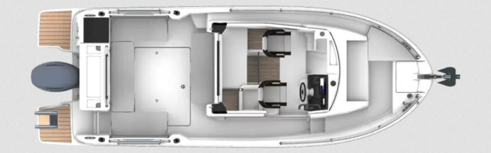 Jeanneau Merry Fisher 695 Marlin Serie 2 Hauptdeck 3