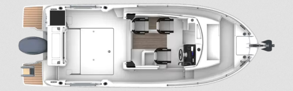 Jeanneau Merry Fisher 695 Marlin Serie 2 Hauptdeck 2