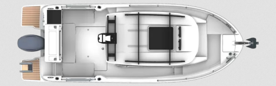 Jeanneau Merry Fisher 695 Marlin Serie 2 Außenplan