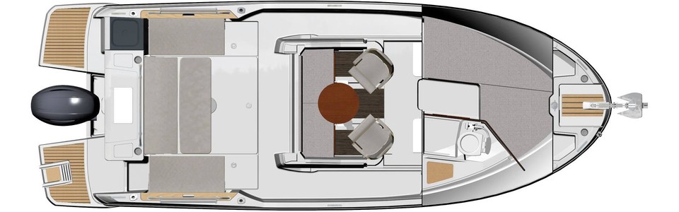 Jeanneau Merry Fisher 795 Marlin Lower Deck