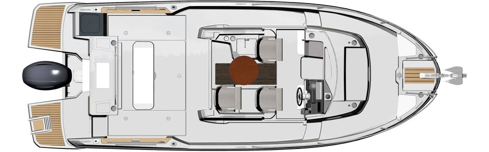 Jeanneau Merry Fisher 795 Marlin Main Deck (Optional)