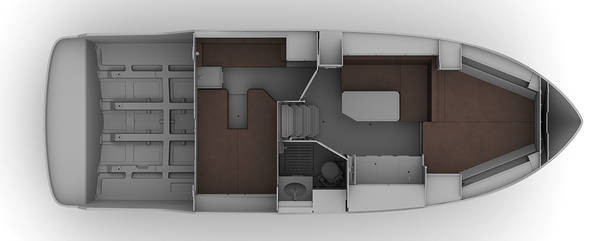 Bavaria S33 OPEN Cubierta Inferior
