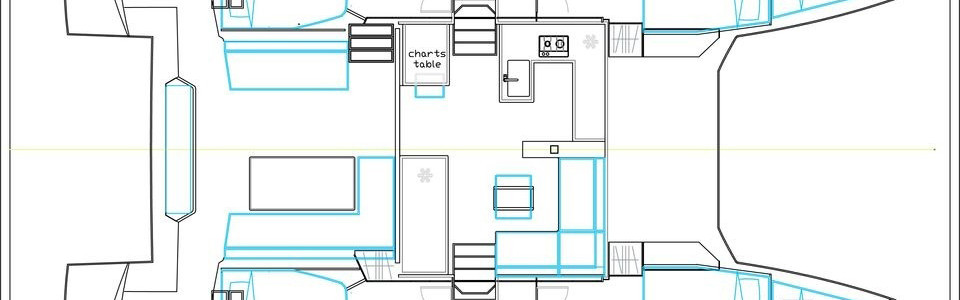 Bavaria Nautitech 46 FLY Unterdeck 2