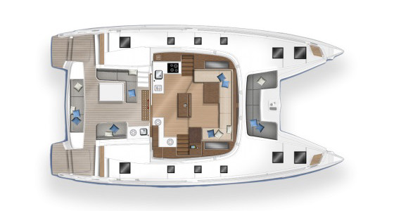 Lagoon 50 Cubierta Principal