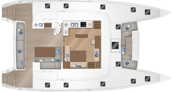 Lagoon 560 Главная Палуба (Опционально)