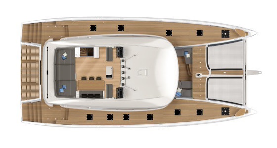 Lagoon SEVENTY 7 Flybridge Deck (Optional)