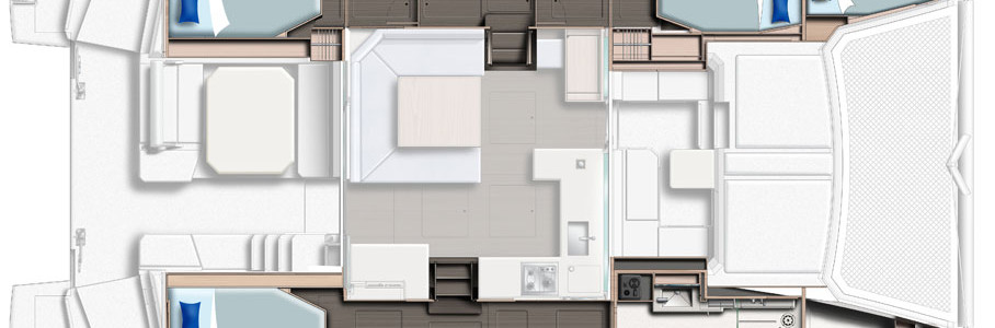 Leopard 45 Lower Deck