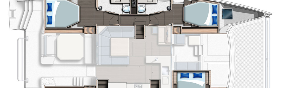 Leopard 50 Нижняя Палуба (Опционально 3)