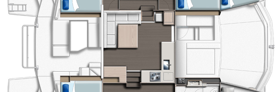 Leopard 43 PC Нижняя Палуба