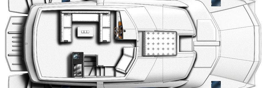 Leopard 51 PC Flybridge Deck