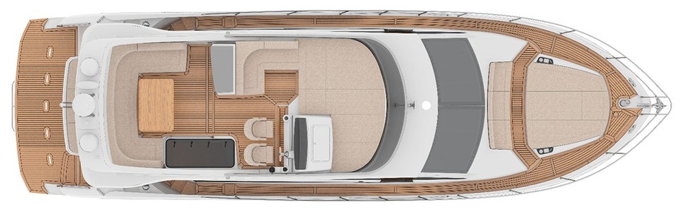 Absolute 50 FLY Cubierta de Flybridge