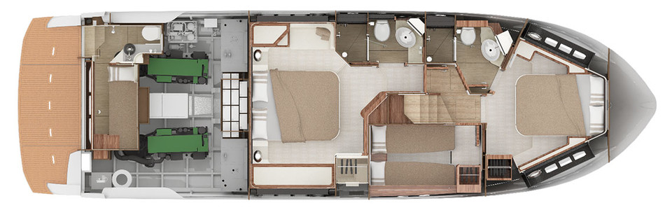 Absolute 50 FLY Lower Deck