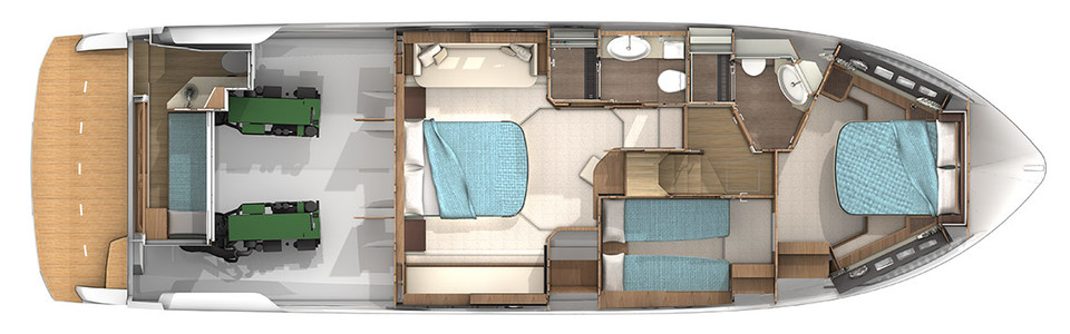 Absolute 52 FLY Cubierta Inferior