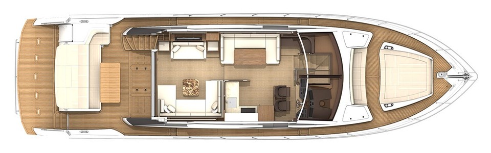 Absolute 60 FLY Main Deck