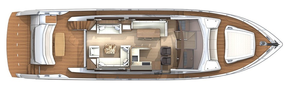 Absolute 64 FLY Cubierta Principal