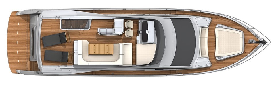 Absolute 64 FLY Cubierta de Flybridge