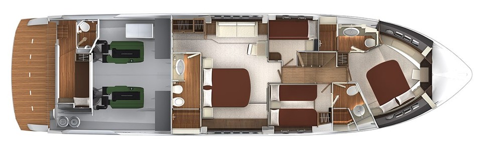 Absolute 64 FLY Cubierta Inferior