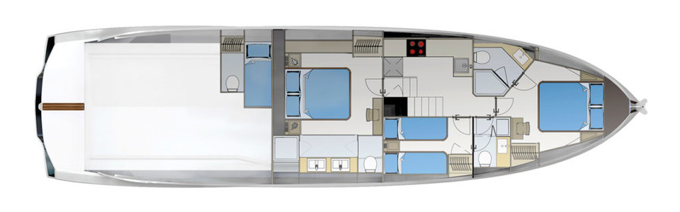 Astondoa 655 Coupe Lower Deck