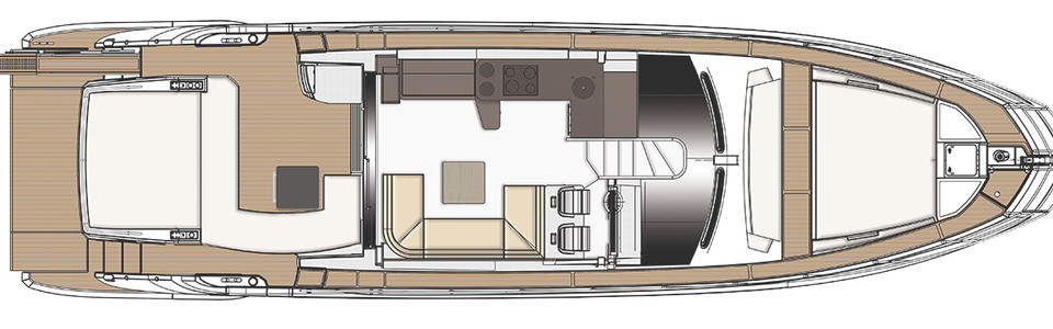Azimut S6 Main Deck