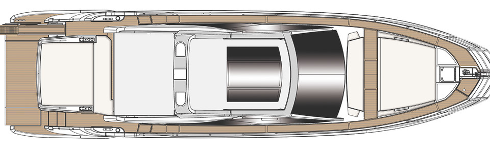 Azimut S6 Exterior Plan