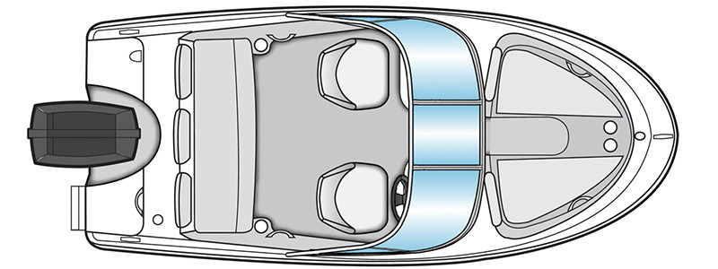 Bayliner 160 Bowrider Вид Сверху