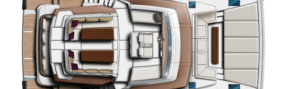 Bali 4.3 MY Cubierta de Flybridge