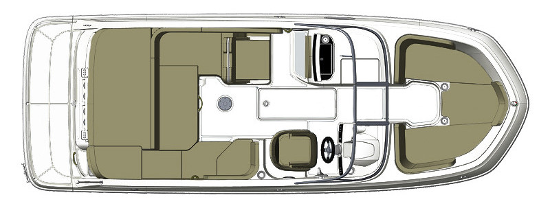 Bayliner VR6 BOWRIDER Plan Extérieur