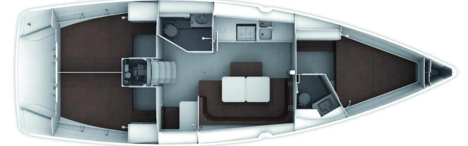Bavaria Cruiser 41 S Unterdeck