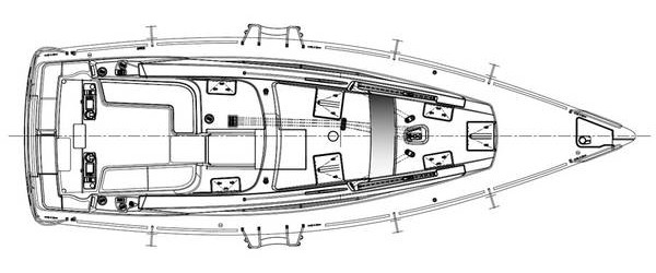 Bavaria Vision 42 Cubierta Inferior