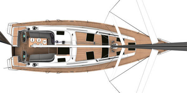 Bavaria Vision 42 Exterior Plan