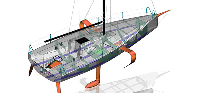 Figaro Beneteau 3 Plano Exterior