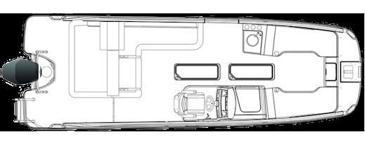 Bayliner Element XR7 Plan Extérieur (Option)