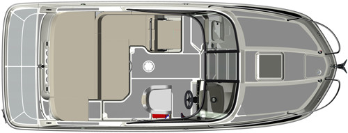 Bayliner VR5 Cuddy Exterior Plan