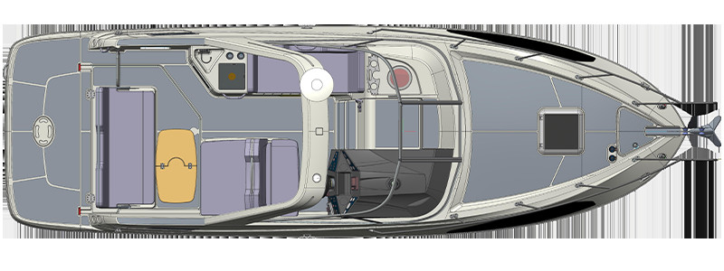 Bayliner Ciera 8 Вид Сверху