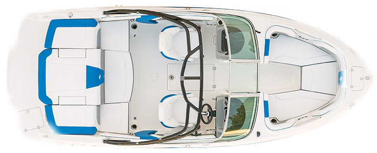 Chaparral 21 H2O Surf Exterior Plan