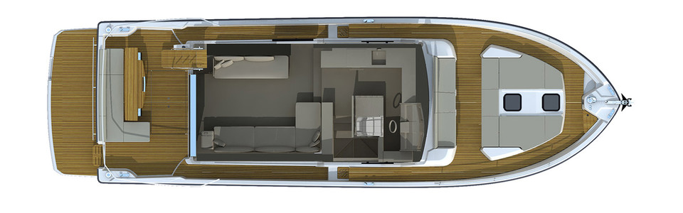 Cranchi T 55 Главная Палуба