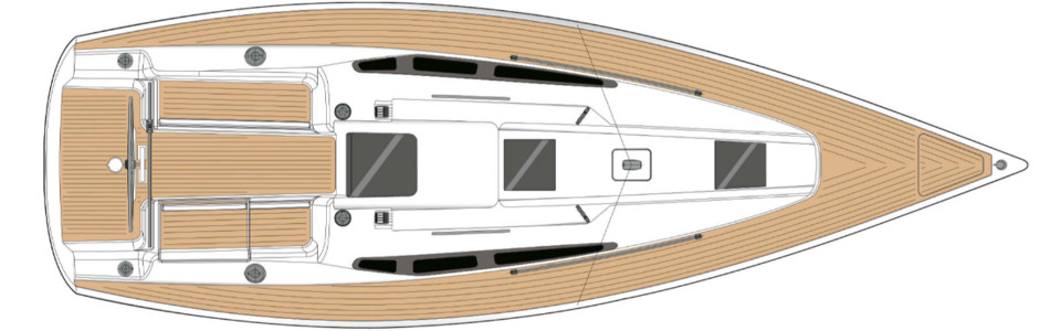 Dehler 32 Main Deck