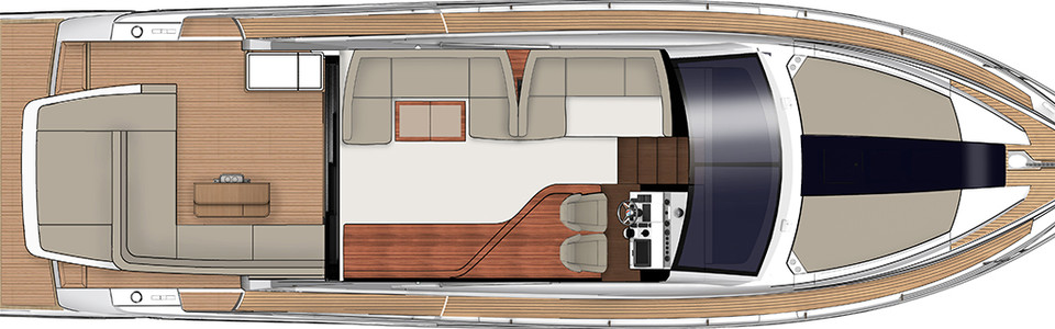 Fairline Targa 53 GT Ponte Principale