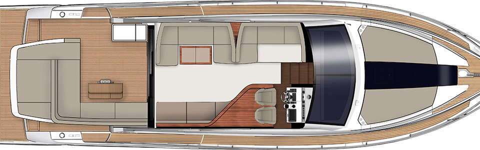 Fairline Targa 53 GT Main Deck (Optional 2)