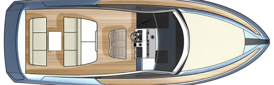 Fairline F-Line 33 Главная Палуба