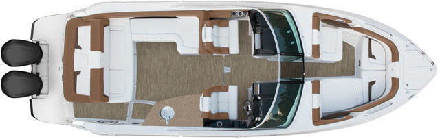 Four Winns Horizon 290 OB Außenplan