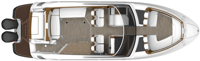Four Winns Horizon 350 OB Main Deck