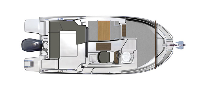 Beneteau Antares 6 OB Главная Палуба