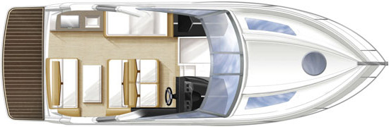 Four Winns Vista 275 Plan Extérieur