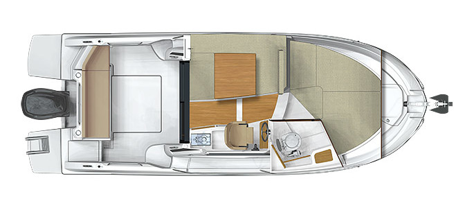 Beneteau Antares 7 OB Cubierta Principal