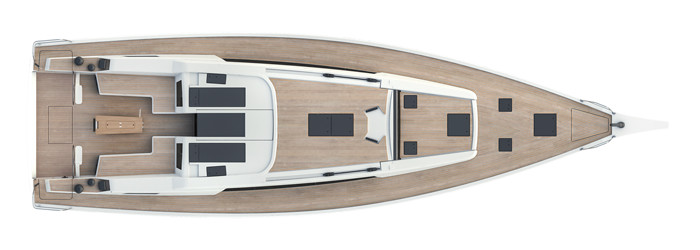 Grand Soleil 52LC Plan Extérieur